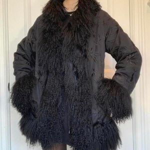 Vintage faux fur coat